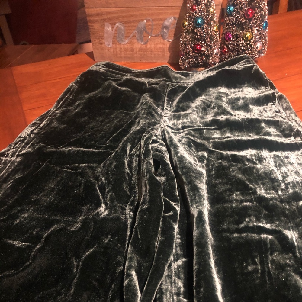 Madewell velvet cropped Huston pants